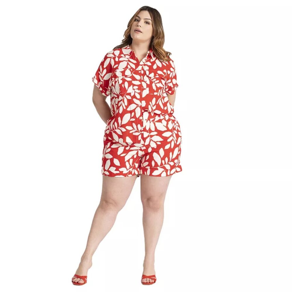 NEVER WORN Eloquii Printed shorts